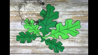 MOLDES GRATIS | CÓMO REALIZAR HOJAS PARA TUS FLORES DE PAPEL | HOW TO MAKE PAPER LEAVES