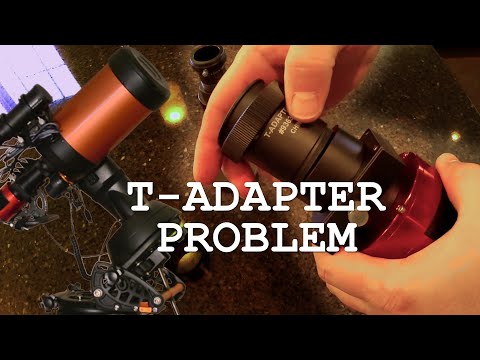 Fix Celestron T-Adapter Collimation and Tilt Issue