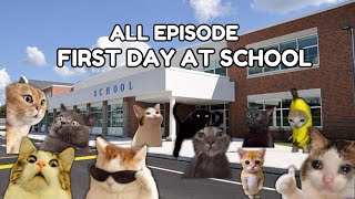 FIRST DAY AT SCHOOL CAT MEME COMPILATION...