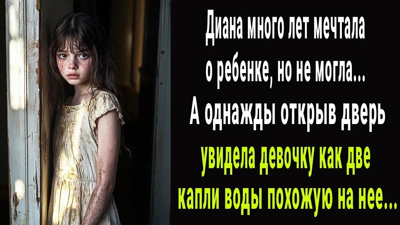 Диана не могла забеременеть, а однажды открыла дверь и увидела малышку как две капли воды похожую...
