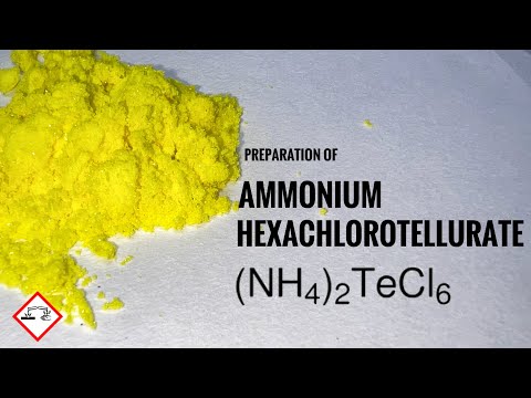 Ammonium hexachlorotellurate