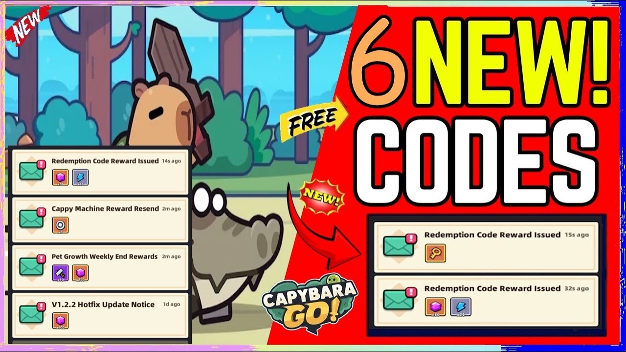 Capybara Code ⚠️New⚠️ I Discovered 6 NEW CODES CAPYBARA GO CÓDIGOS EXPOSED - Códigos ...