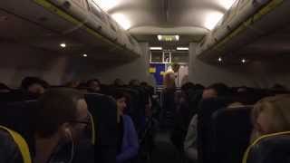 RYANAIR FR1977 / Riga-Dublin. Drunken passenger accident.Emergency landing in Denmark.