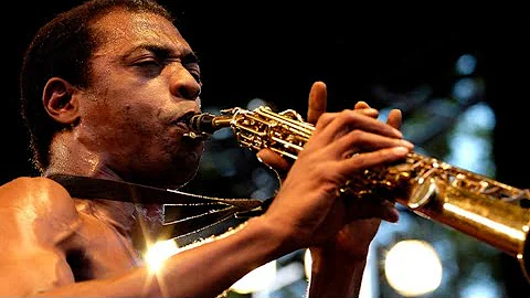 Femi Kuti performs at New Afrika Shrine