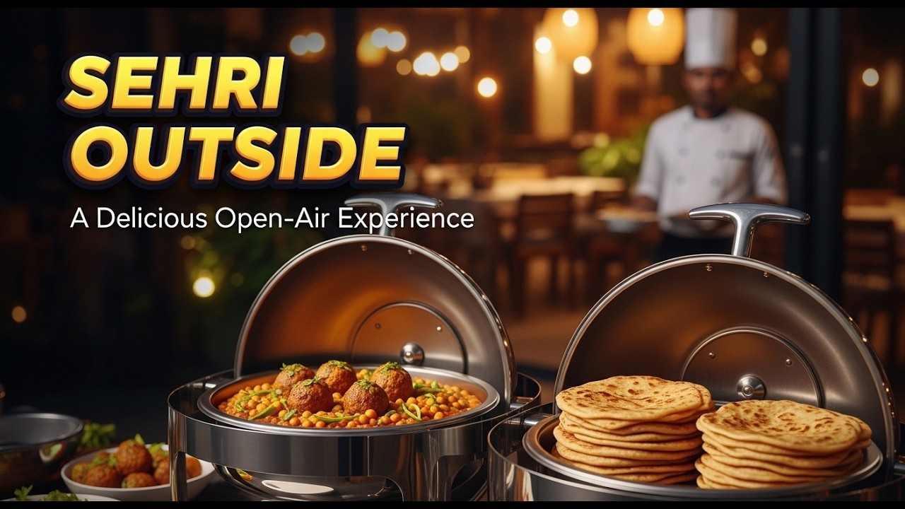 EPIC SEHRI OUTSIDE! 🌙 Best Ramadan Buffet in 2026? (Honest Review)