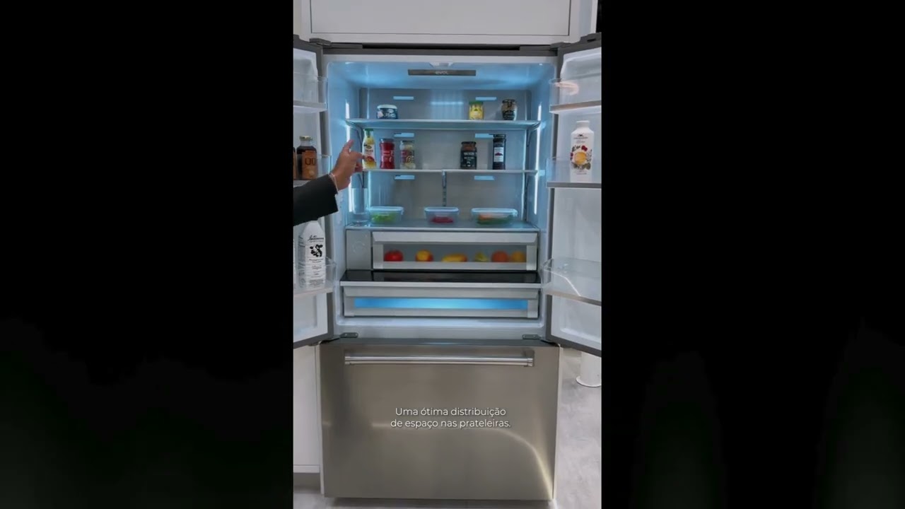 Refrigerador French Door 572 L Instalação Livre ERDEB5722A Evol