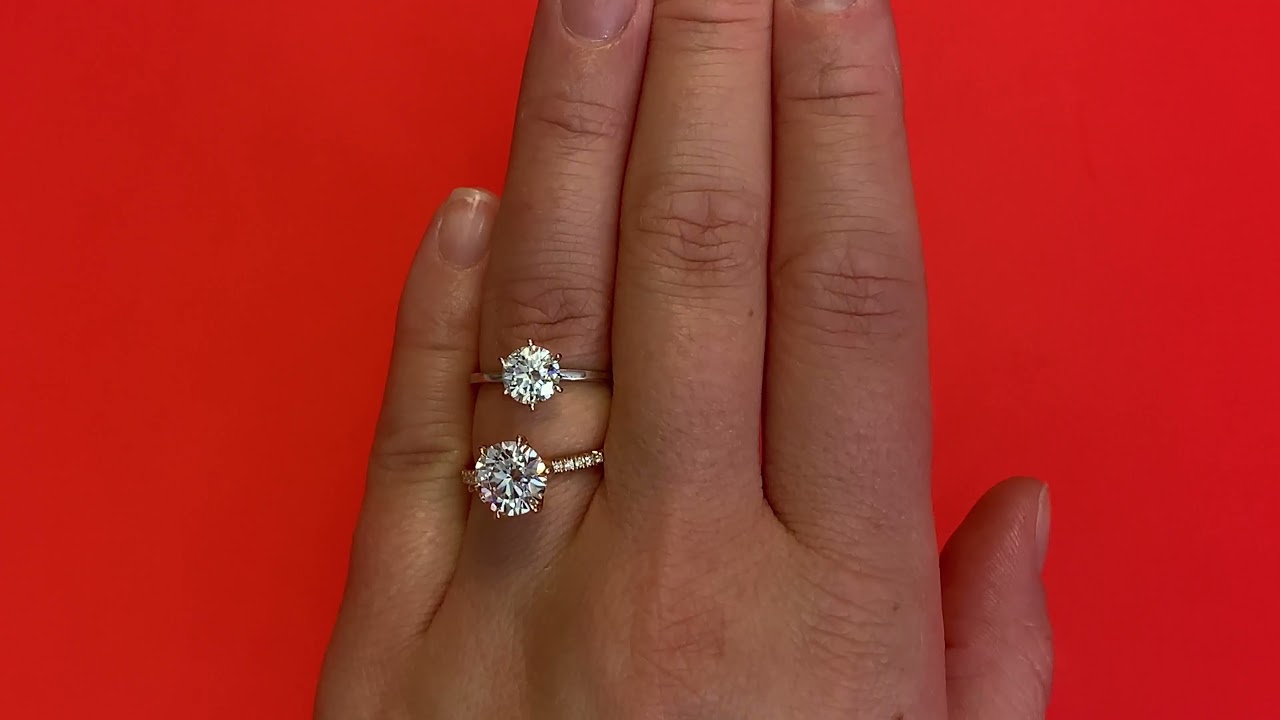 2 Carat Engagement Rings On Hand 5 | 2 carat diamond ring, Wedding rings, Engagement  rings