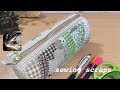 ペンケース 作り方✨ たくさん入ってポーチにもなる＃sewing scraps.