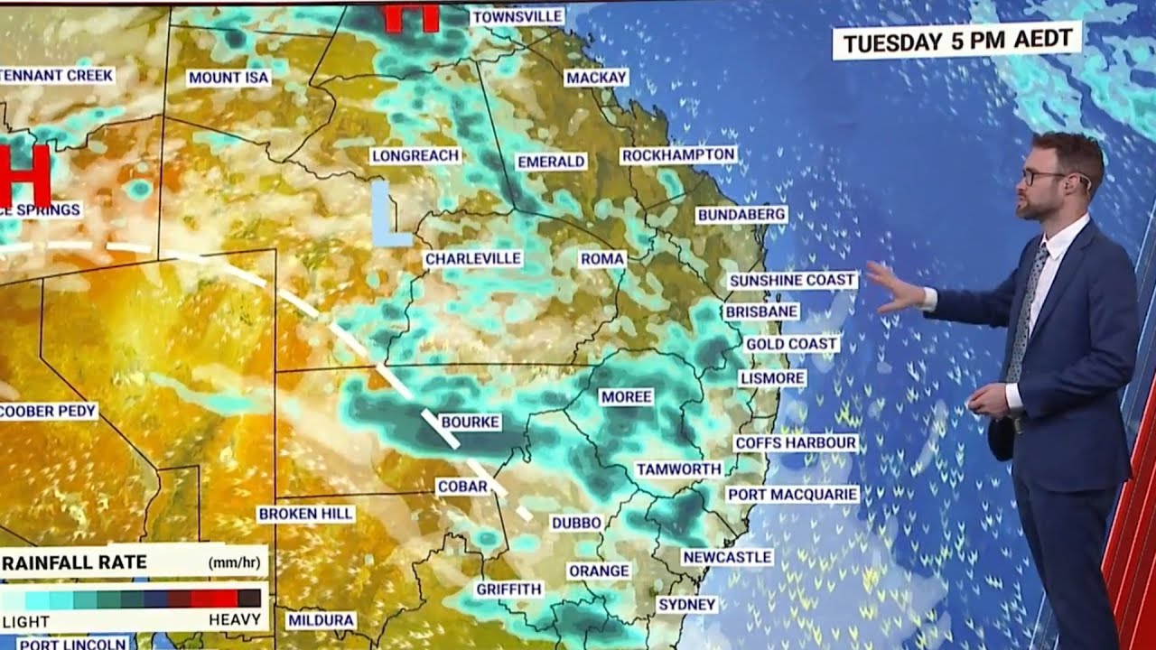 ‘Severe storms’ set to impact parts of NSW and Queensland - YouTube