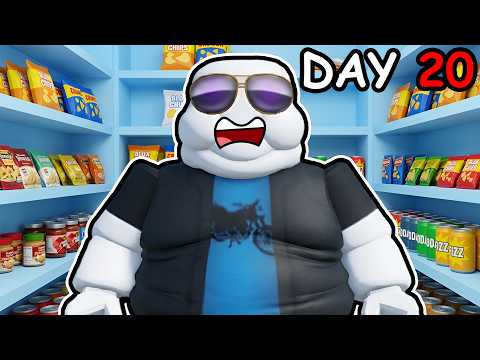 eat EVERYTHING in a Roblox grocery store, win $1,000,000...