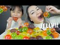 TikTok FRUIT JELLY!! Mukbang | N.E Let's Eat