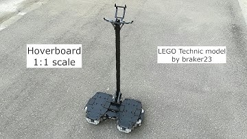 LEGO Technic Hoverboard 1:1 scale - The power of BuWizz competition