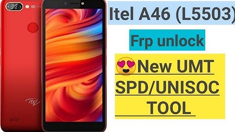 Itel A46 (L5503) | frp unlock | umt Spd tool