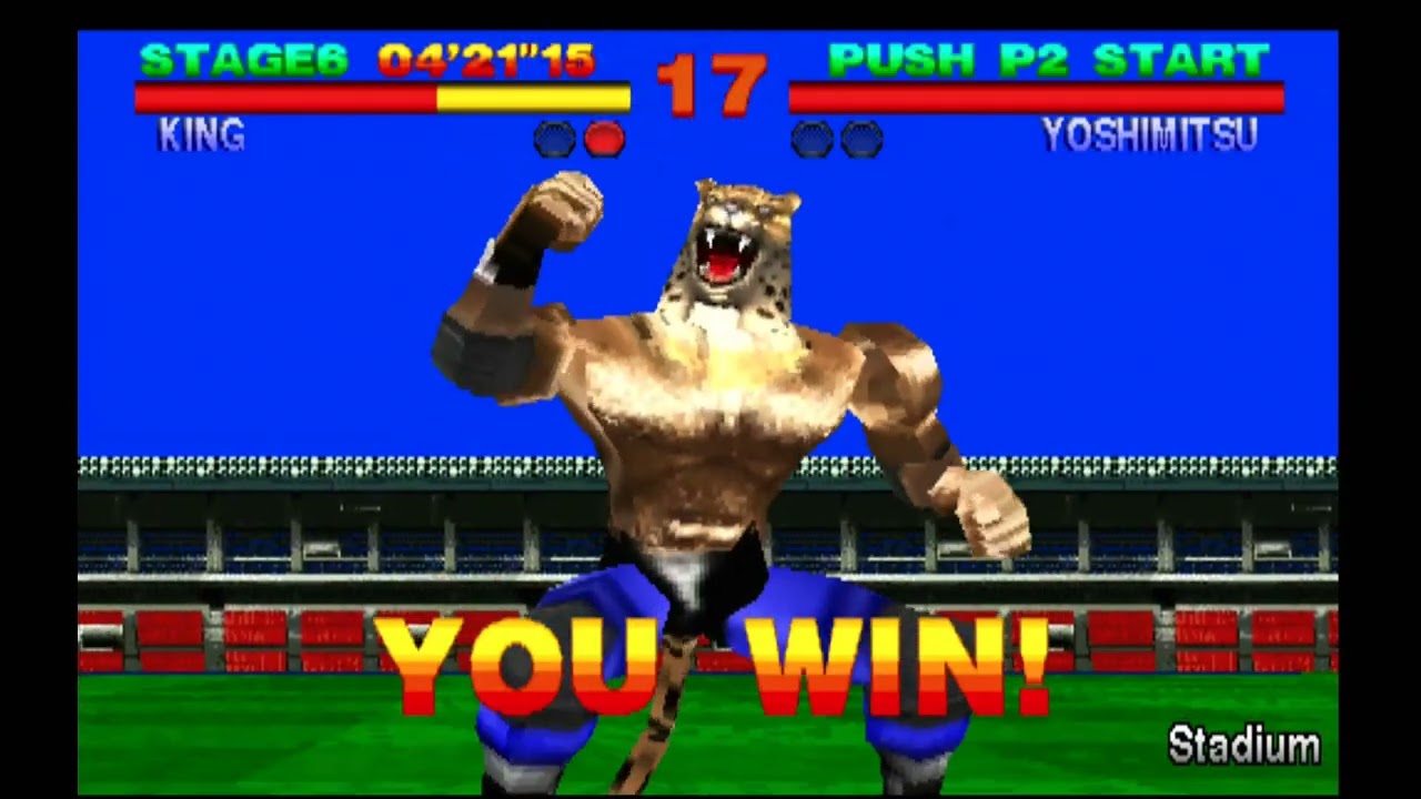 King Arcade TEKKEN 1 (1994) Playstation 1080p 60fps