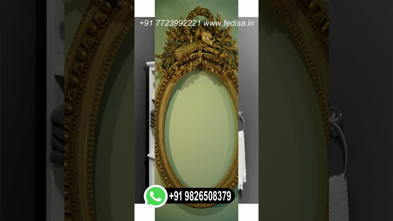 Round Mirror Wood Frame Mirror Mirror Online: Buy Designer, Bathroom Mirrors