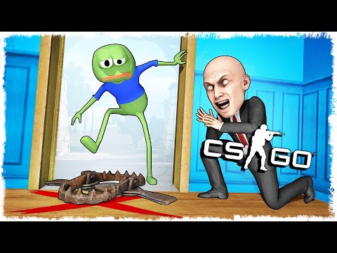 Видео: КРУГОМ ТРОЛЛЬ ЛОВУШКИ!!! ЛЯГЯ ТРОЛЛЬ vs ХИТМАН МАНЬЯК В CS:GO!!!