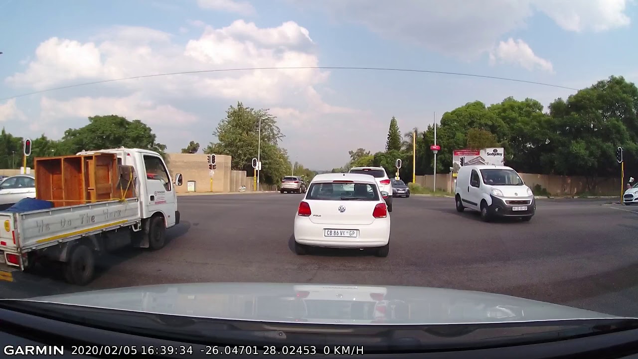 Driver Makes Illegal and Dangerous Turn - YouTube