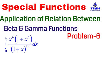 Application of Relationship between beta and gamma function Problem-6