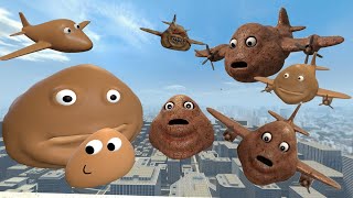 I Found Airplanes Pou Bous Revenge In Big City Skyscrs Garrys Mod