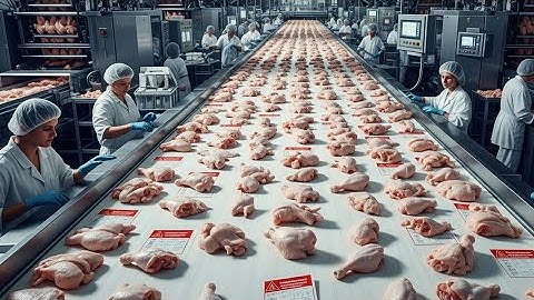 Chicken Factory Process EXPOSED – How Your Meat Is Really Made!|manufacturing things 