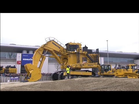 Komatsu bauma demoshow