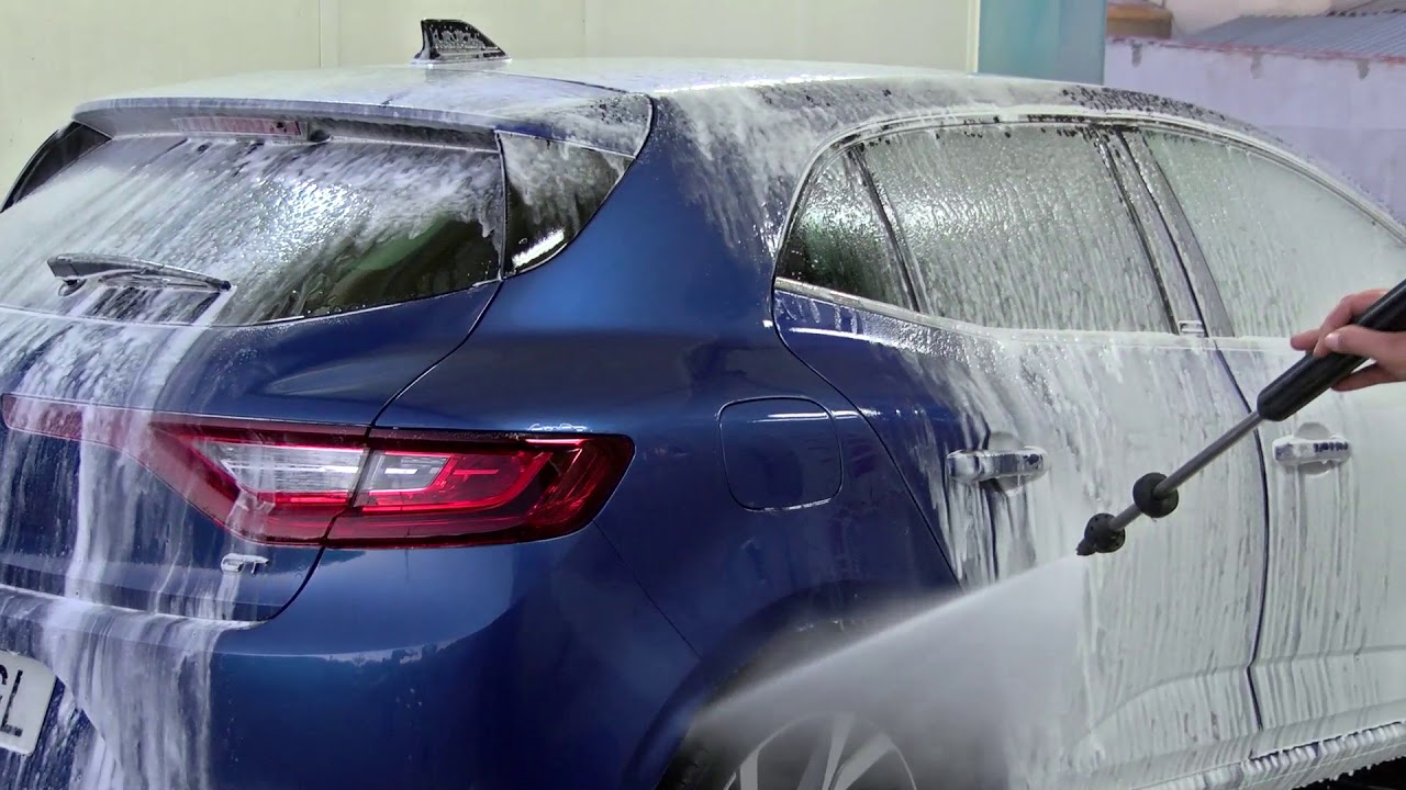 La espuma activa llega al lavadero de coches de Aunieto YouTube