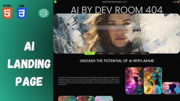 Responsive AI Landing Page Tutorial - Step-by-Step Guide ( HTML & CSS )
