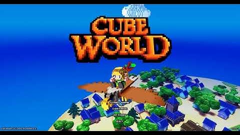 Cube World Longplay Steam Edition ( no commentary ) Water Mage Part 1