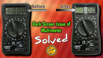 How To Fix LCD Display Blackspot Issue In Multimeter | Multimeter Display Repair | #shrimankhurapati