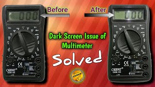 How To Fix LCD Display Blackspot Issue In Multimeter | Multimeter Display Repair | #shrimankhurapati