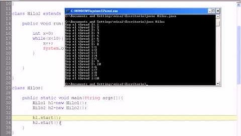 Tutoriales Java 7- Threads (Hilos)