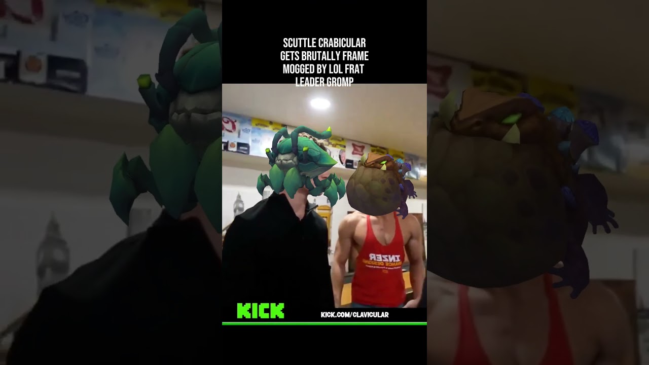 Scuttle Crabicular gets brutally frame mogged by Gromp 