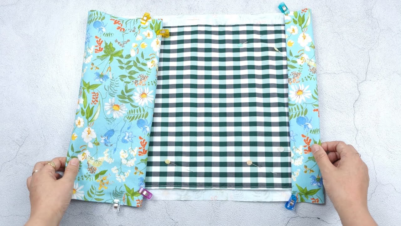 Таким образом легко вшить молнию.  Новый способ сделать сумку на молнии.