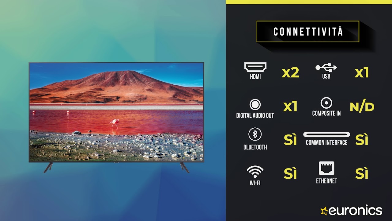 Samsung | Smart TV Crystal UHD 4K 2020 | 43TU7170 - YouTube