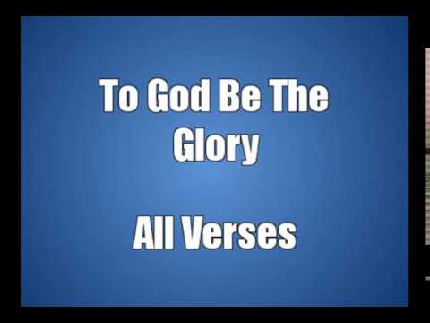 To God Be the Glory - instrumental piano Hymn - YouTube