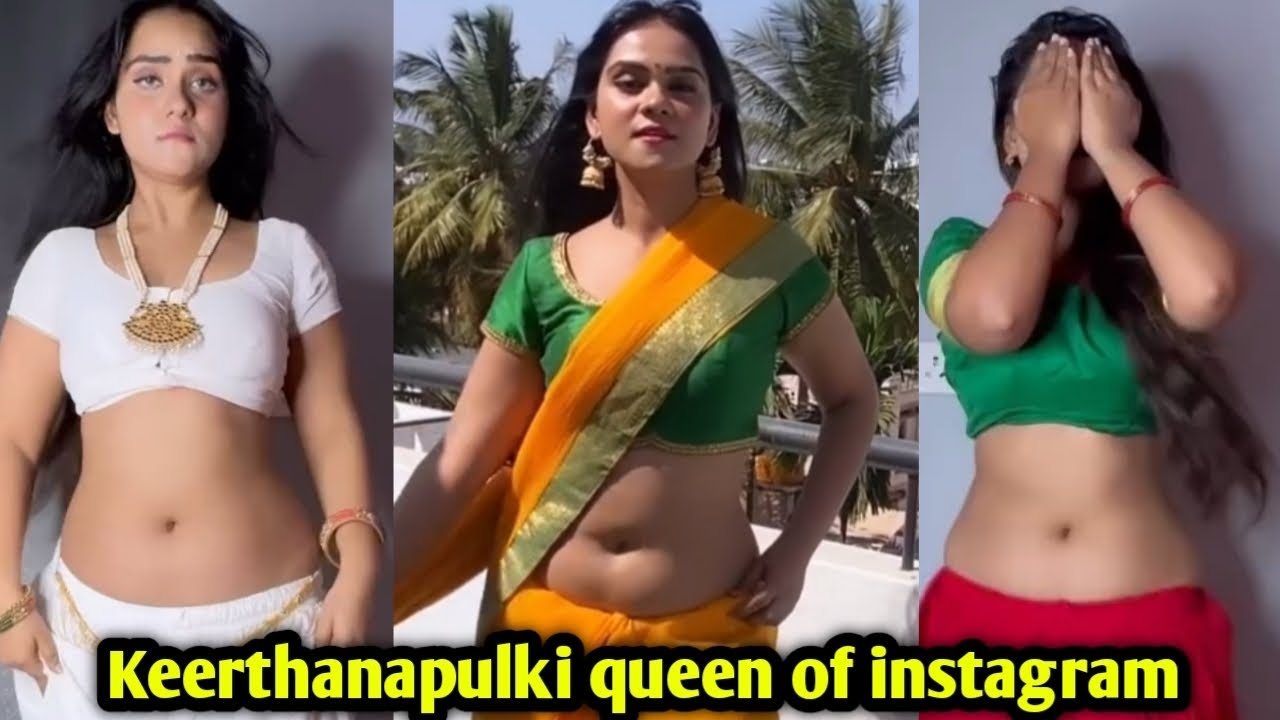 keerthana pulki ❤ low saree neval dance || nhs lovely