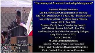 'Journey of Academic Leadership/Management'  Professor Silvester Henderson (19842024)