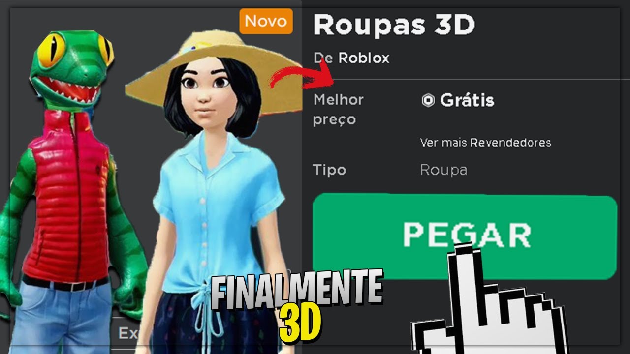 COMO COLOCAR ID DE ROUPA + COMO COMPRAR ROUPAS 3D NO ROBLOX!!! (VÍDEO  EXTRA) 