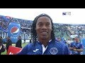 Ronaldinho en Honduras - Partido por la Paz - Motagua vs Real España
