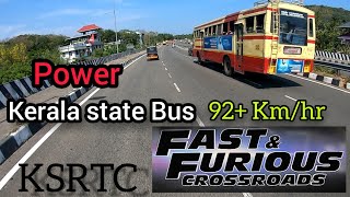 Kerala State Bus On Incredible Speed Ksrtc On Record