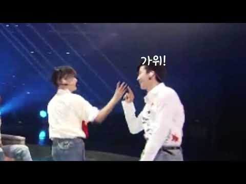 [NCT DREAM] 하이파이브 하려는 런쥔이와 브이를 한 재민이 ㅋㅋㅋㅋ