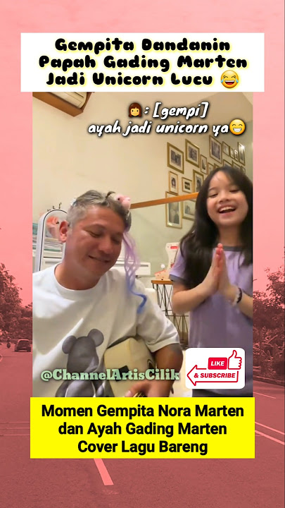 Gempi and Papah Gading Marten Cover a Song Together #gempita #gempitanoramarten #gempi #gadingmarten