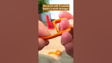 🟠 3D Printing 101 - Make 3D Prints Stronger - 3D Printing Stiffness | #Shorts