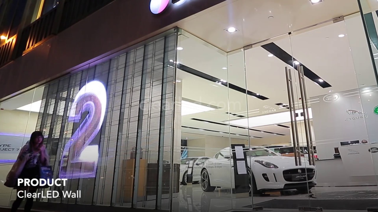 Land Rover custom LED displays – ClearLED WALL