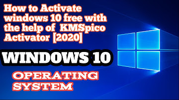 How to activate windows 10 Free with the help of KMSpico.[2020]