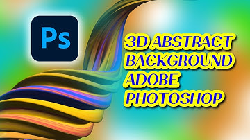 3D abstract background adobe photoshop tutorial