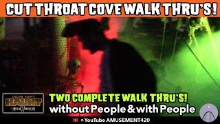 Cut Throat Cove Two Walk Thru’s Cedar Point HalloWeekends 2015