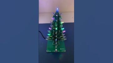 Soldering LED Christmas tree #electricalengineering #soldering #solder  #arduinoproject