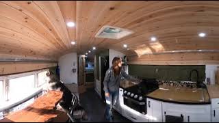 Skoolie Kitchen : School Bus Tour by Wolf Dog Buses (The Voyager) by Wolf Dog Buses 4,463 views 3 years ago 1 minute, 22 seconds