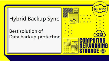 Hybrid backup sync-Best solution of data backup protection｜QNAP 2019 Computex